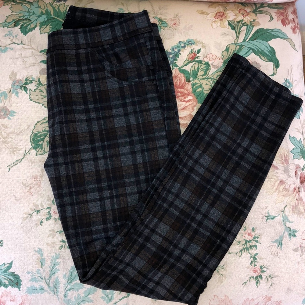Anthropologie Sanctuary Plaid Runway Leggings